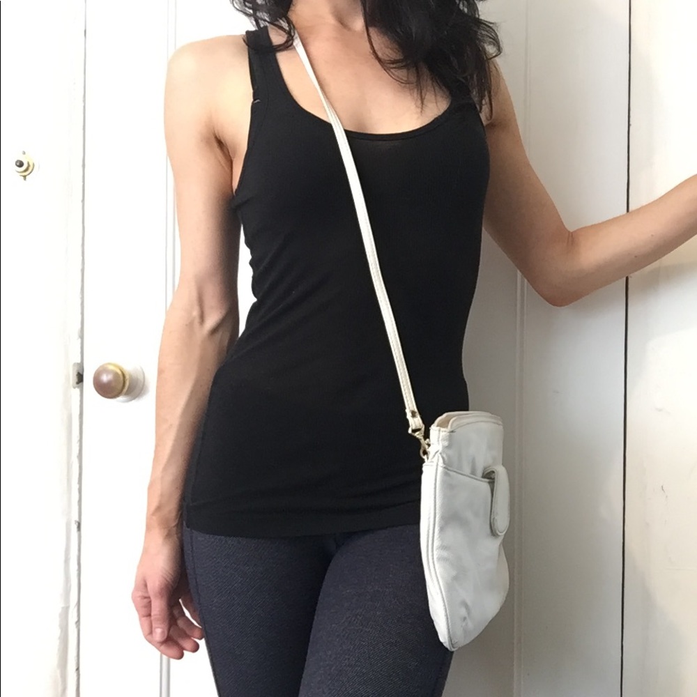 White Crossbody Bag by Landers & Co.